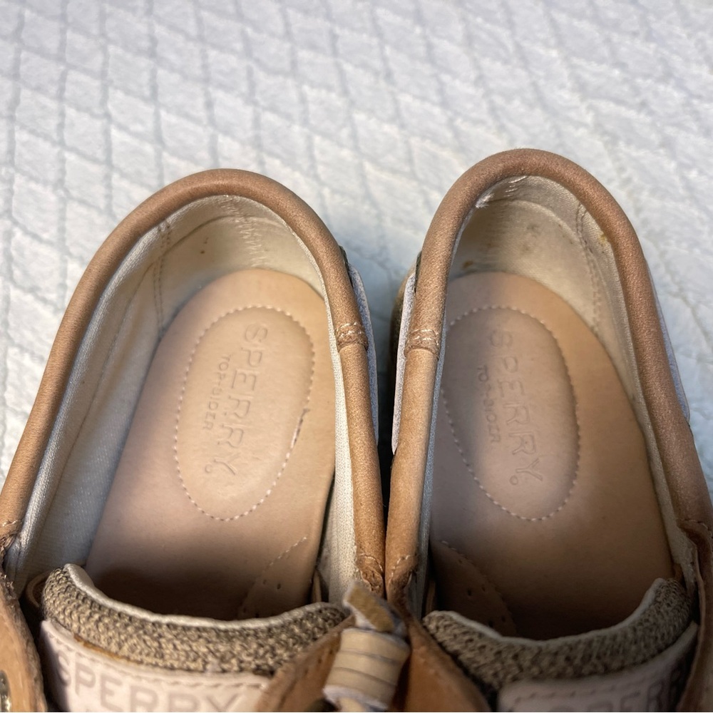Sperry Women's Brown and Cream Boat Shoes - Picture 5 of 6